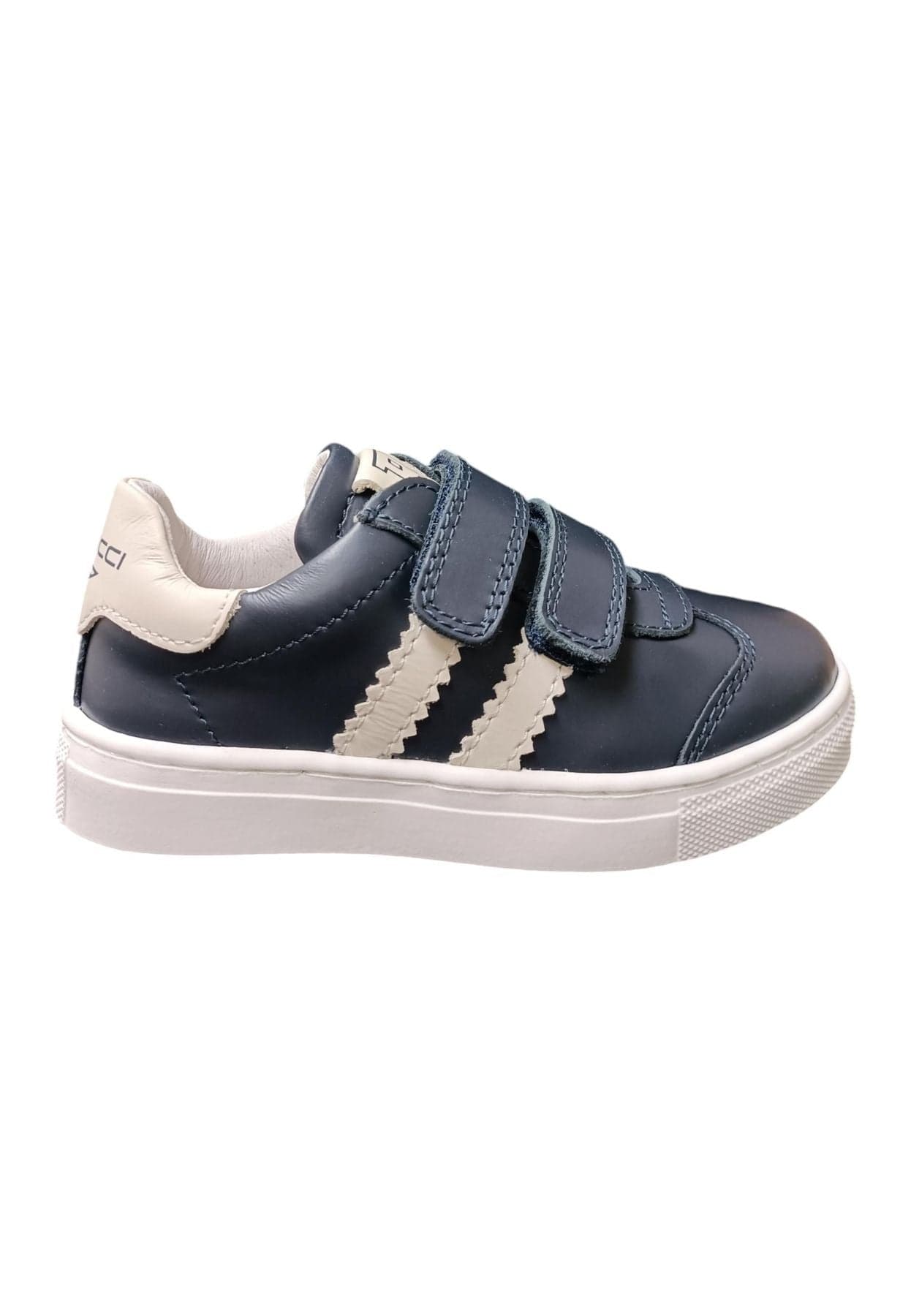 Scarpe sneakers Unisex bambini balducci BUTTER  blue-bianco laccio e zip laterale in Ballerine Scarpetteria Gica - Trani, commercioVirtuoso.it