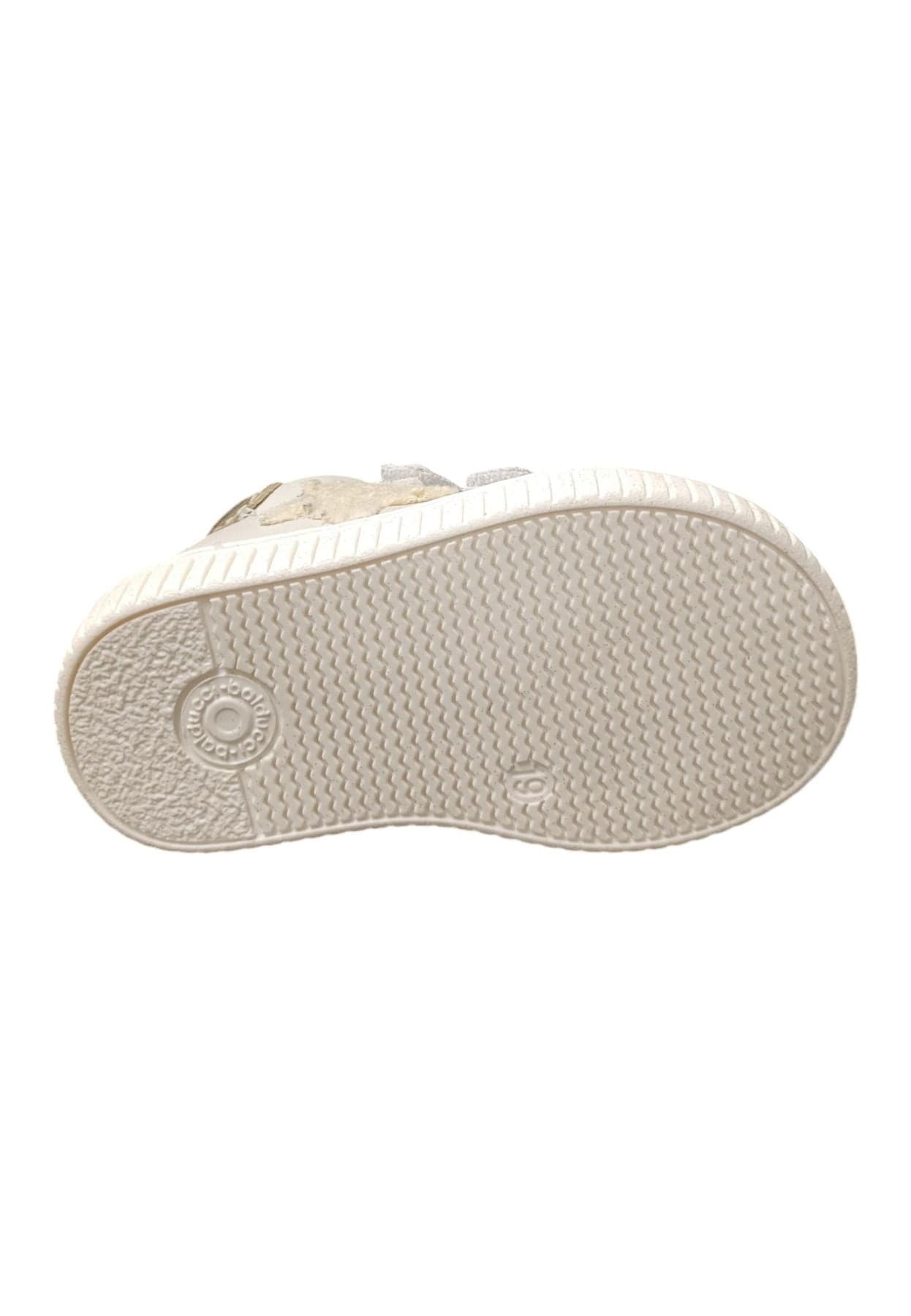 Scarpe sneakers bambina balducci cita  beige-oro velcro in Ballerine Scarpetteria Gica - Trani, commercioVirtuoso.it