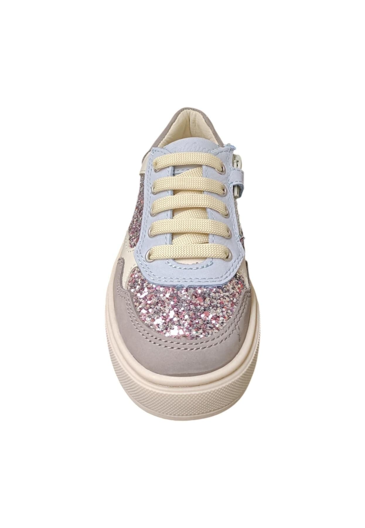 Scarpe sneakers Bambine e ragazze balducci KIABI  beige-rosa-bianco-multicolor laccio e zip laterale in Ballerine Scarpetteria Gica - Trani, commercioVirtuoso.it