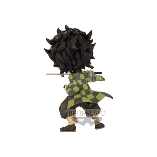 Statua Demon Slayer Kimetsu No Yaiba - Tanjiro Kamado Vol.B Q Posket Mini Figure - 4