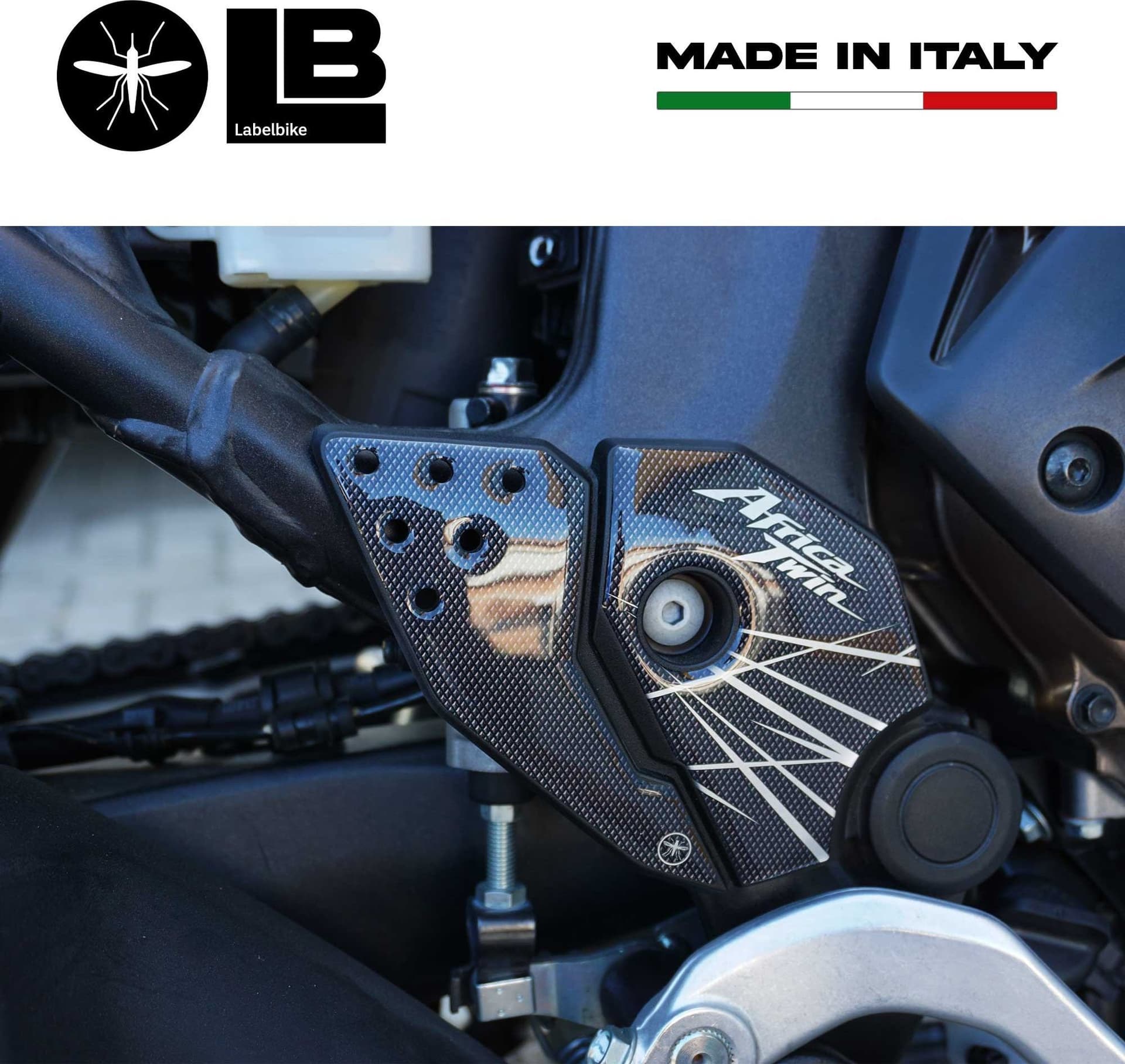 Adesivi Protezioni Battitacco 3D compatibili con Honda Africa Twin 1000 - 5