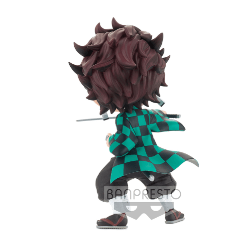 Statua Demon Slayer Kimetsu No Yaiba - Tanjiro Kamado Vol.A Q Posket Mini Figure - 4