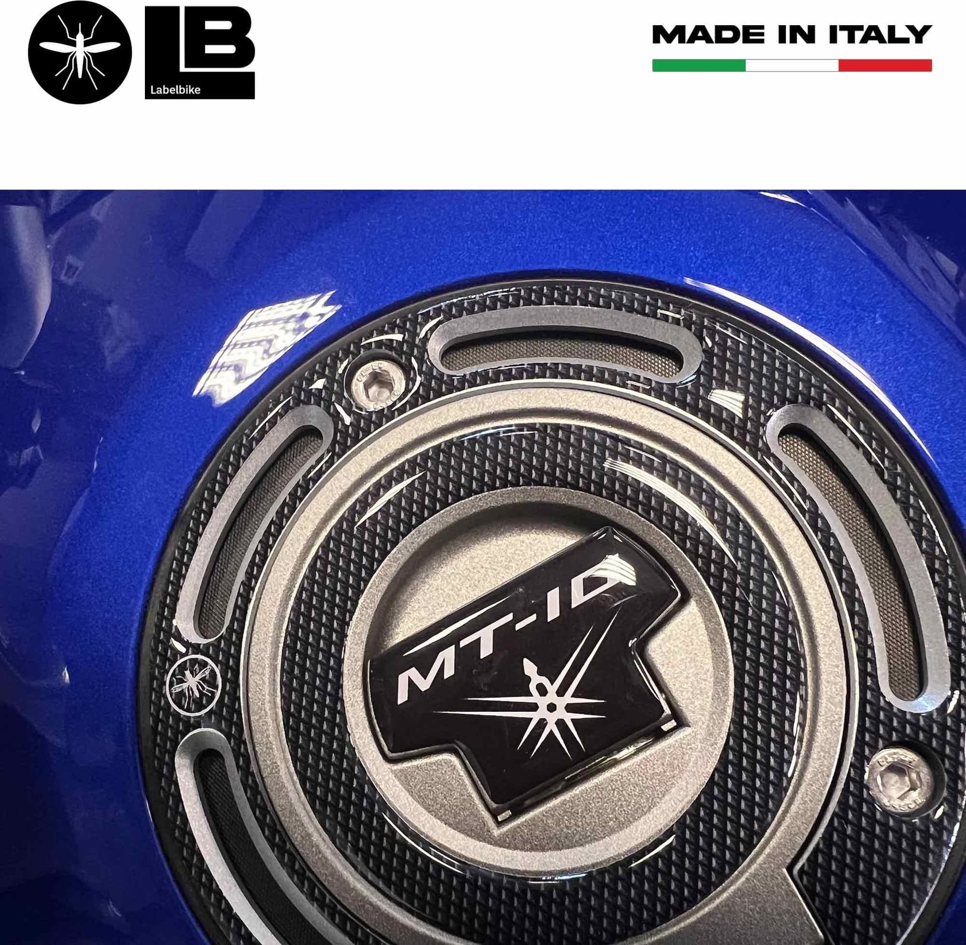 Adesivo gel 3D tappo serbatoio compatibile con Yamaha MT-10 - 3