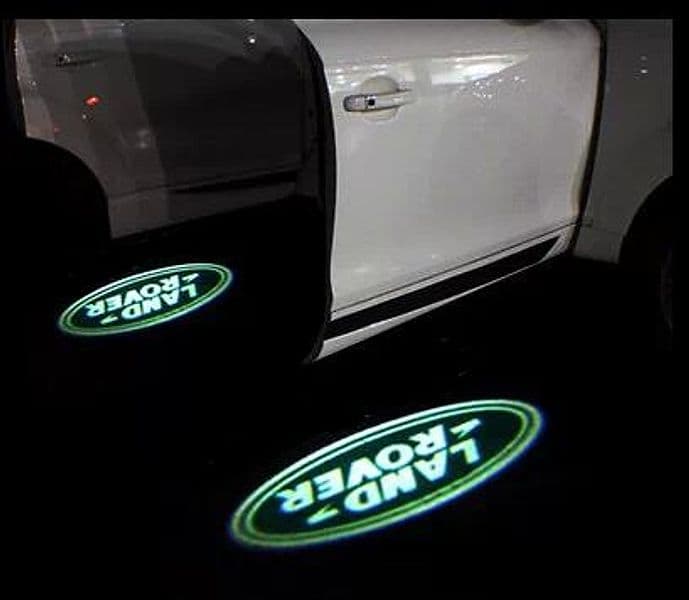 KIT LUCI LED LOGO LAND ROVER PROIETTORE CORTESIA AUTO UNIVERSALE - 4