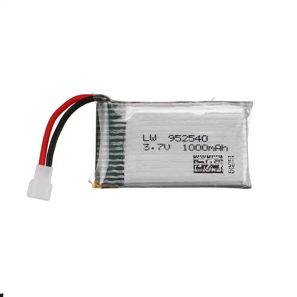 BATTERIA RICARICABILE LIPO 3,7V 1000MAH RICAMBIO 25C DRONE SYMA 952540 - 2