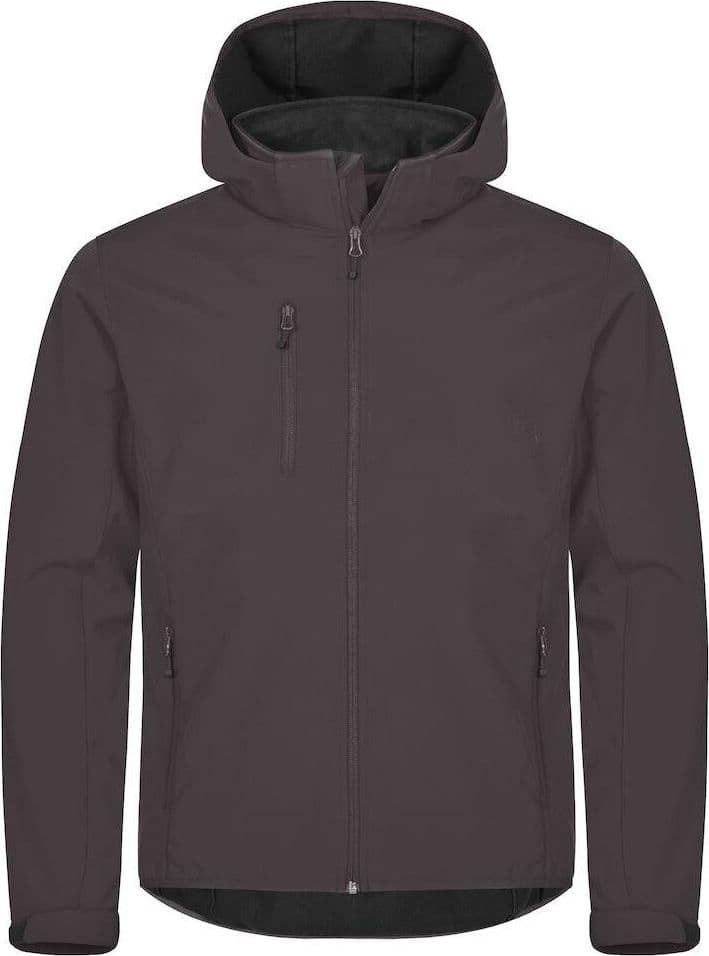Classic Softshell Grigio Antracite Triplo Strato con Cappuccio - 2