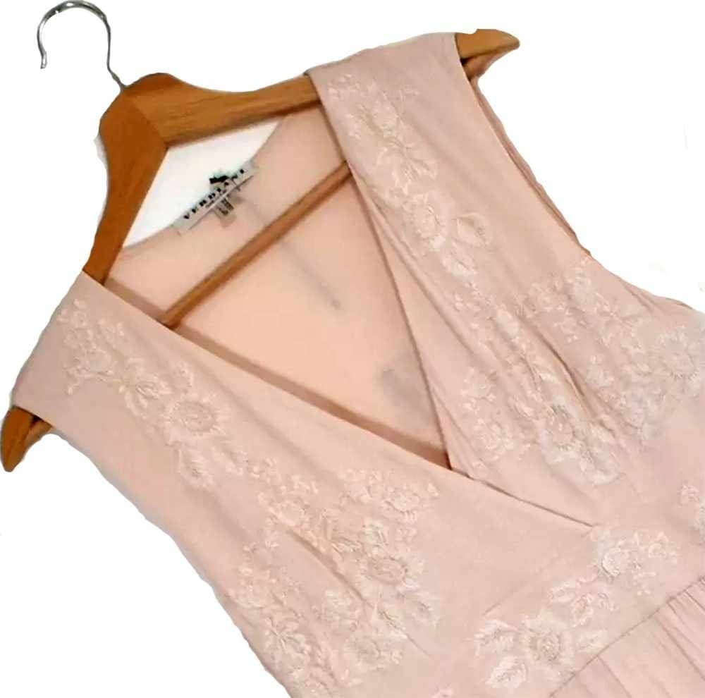 Elegante e Confortevole Camicia da notte disegni in rilievo Misura XS (38/40) VERDIANI tessuto Modal colore CIPRIA - 2