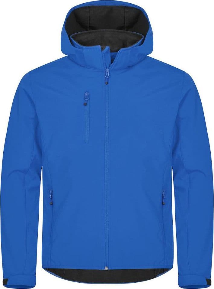 Classic Softshell Royal Azzurro Triplo Strato con Cappuccio - 2