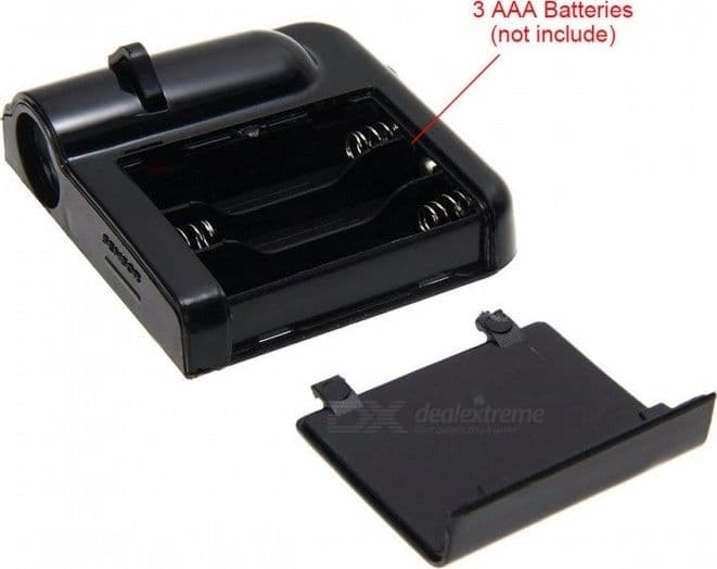 KIT LUCI LED LOGO PROIETTORE  MERCEDES BENZ A BATTERIA CON SENSORE MAGNETE - 4