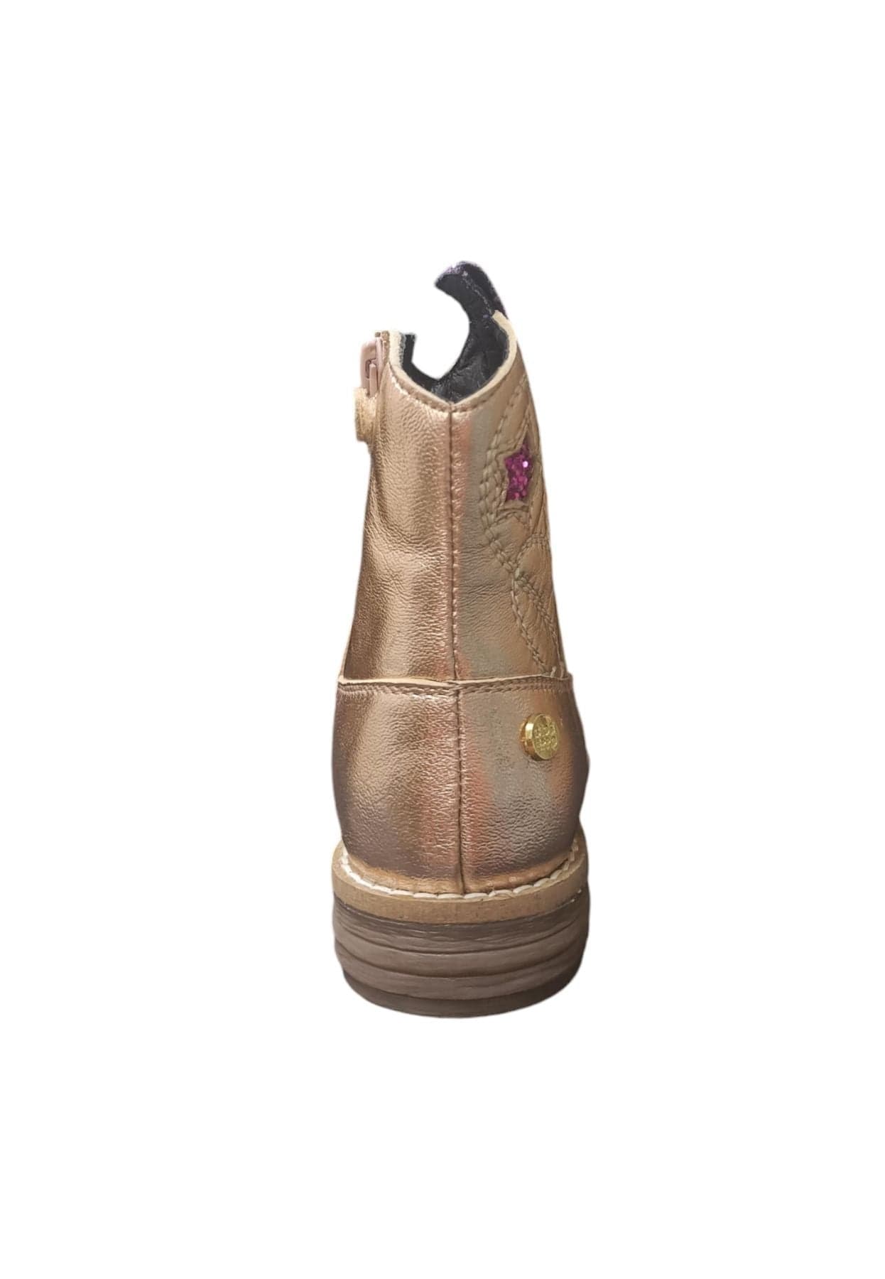 Stivaletto Bambine Gioseppo ELEK Platino con Zip - Scarpe Pelle Laminata in Ballerine Scarpetteria Gica - Trani, commercioVirtuoso.it