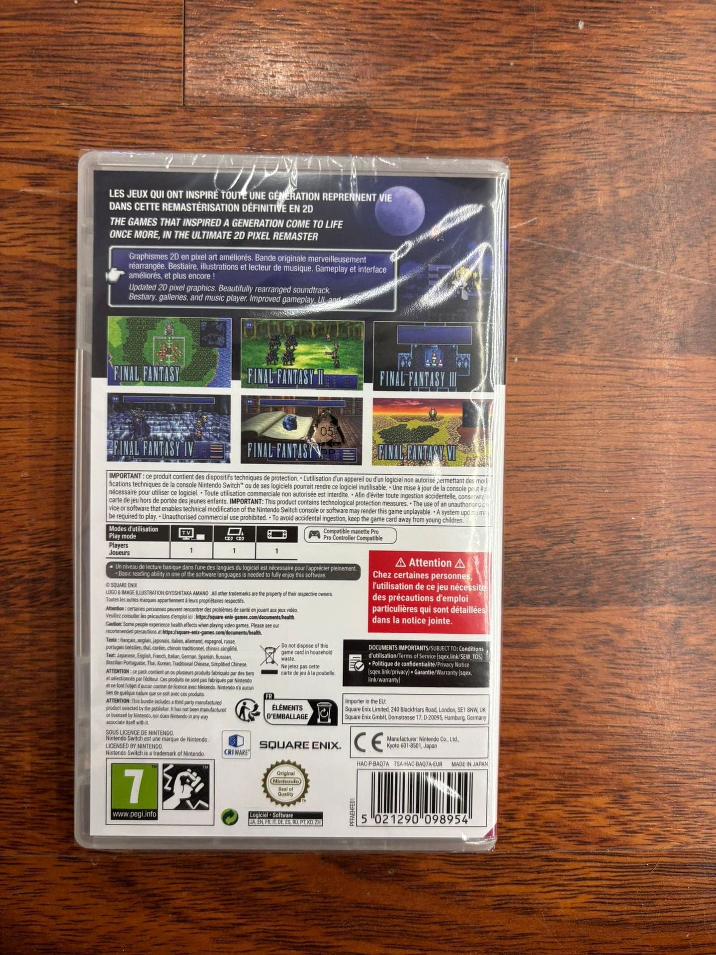 Final Fantasy I - Vi Collection Anniversary Edition Switch UK/FR - 8