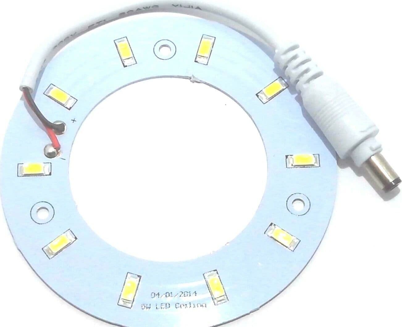 Circolina Led Plates 5W Resa 50W T9 led Camper DC-12V Diretta 9SMD 5730 Bianco Freddo 6000K – orologio