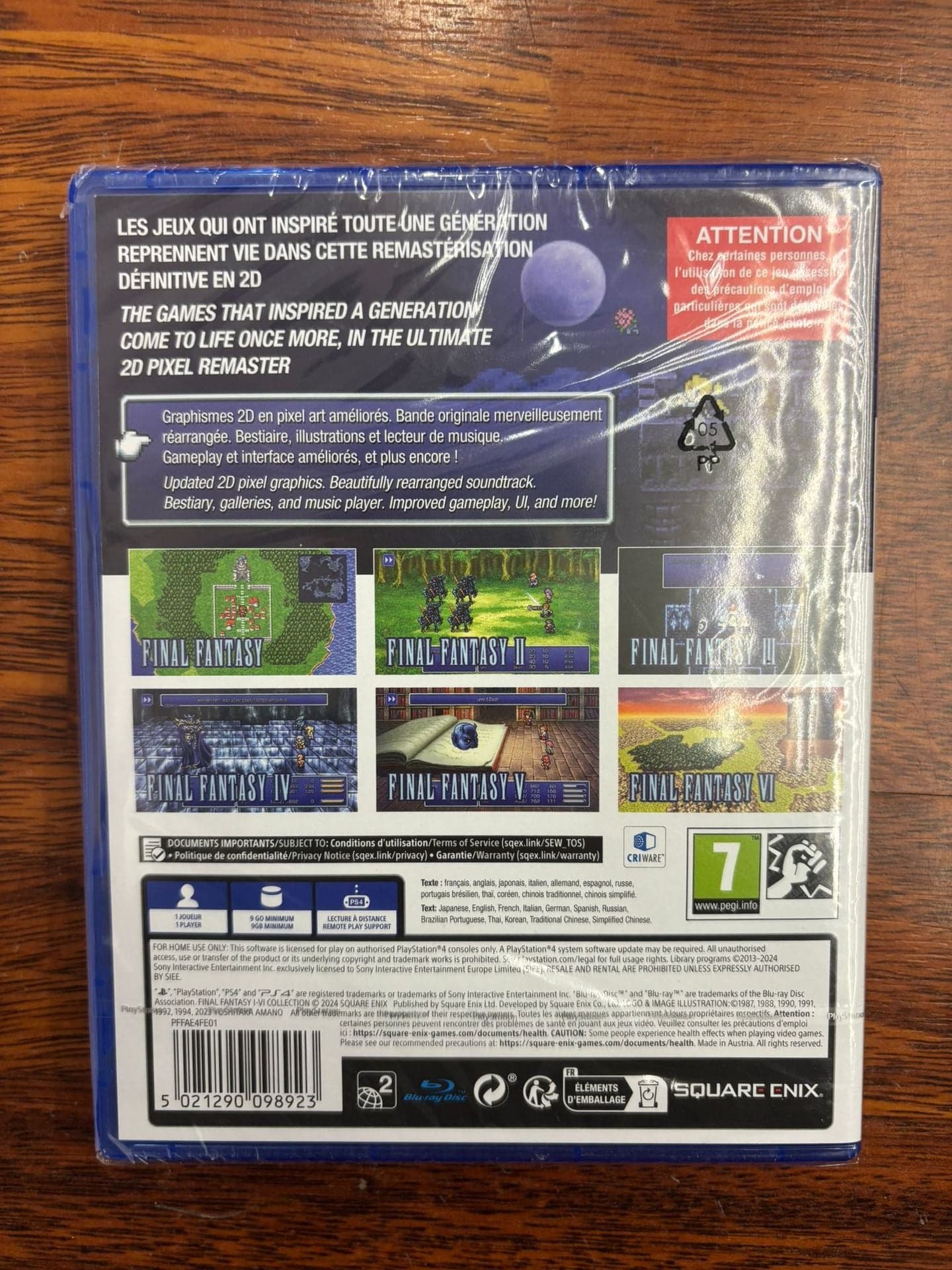 Final Fantasy I - Vi Collection Anniversary Edition PS4 UK/FR - 8