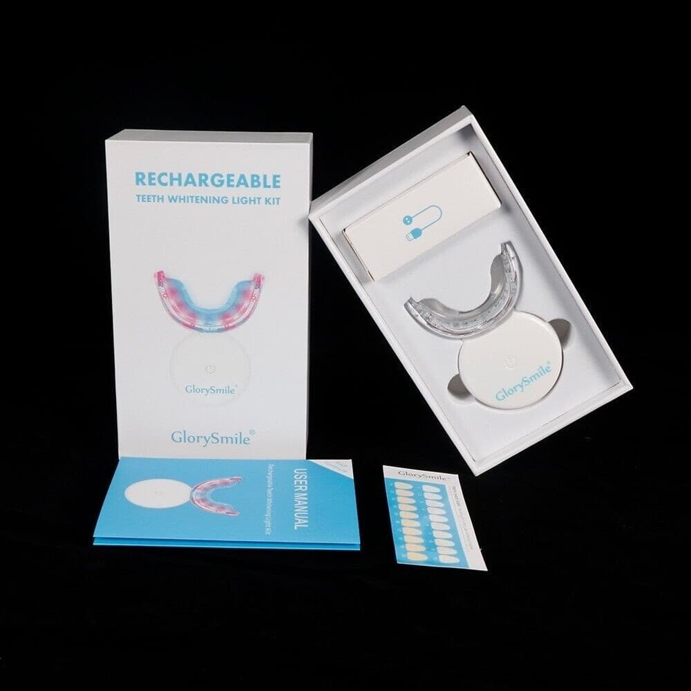 KIT GEL SBIANCANTE DENTI LUCE LED RIMOZIONE MACCHIE CURA ODONTOIATRICA AVANZATA - 13