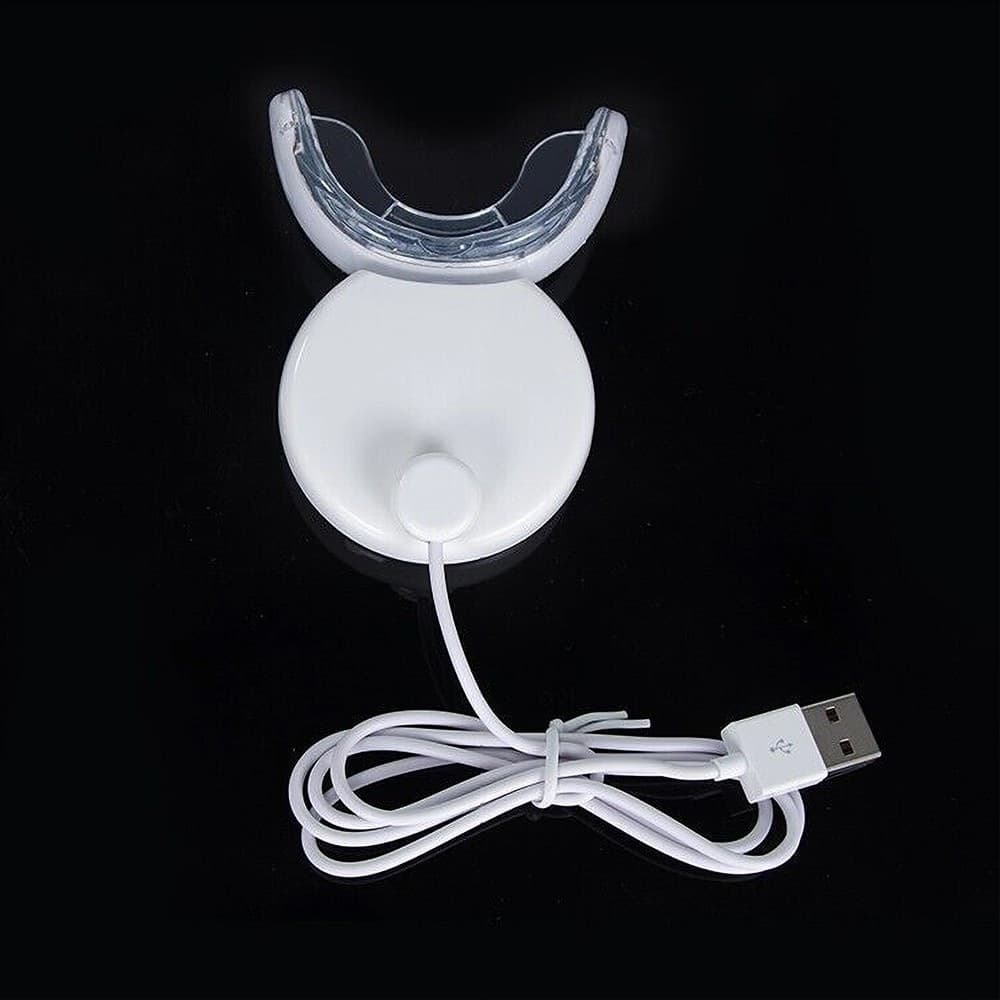 KIT GEL SBIANCANTE DENTI LUCE LED RIMOZIONE MACCHIE CURA ODONTOIATRICA AVANZATA - 15