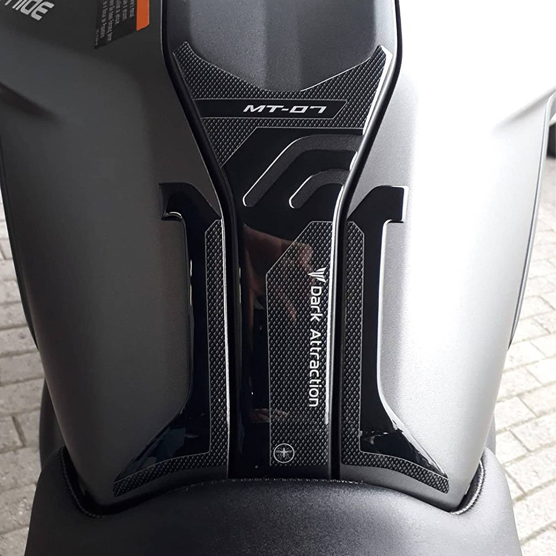 ADESIVO SERBATOIO in RESINA gel 3D compatibile per MOTO YAMAHA MT-07 2018-2020 - 2