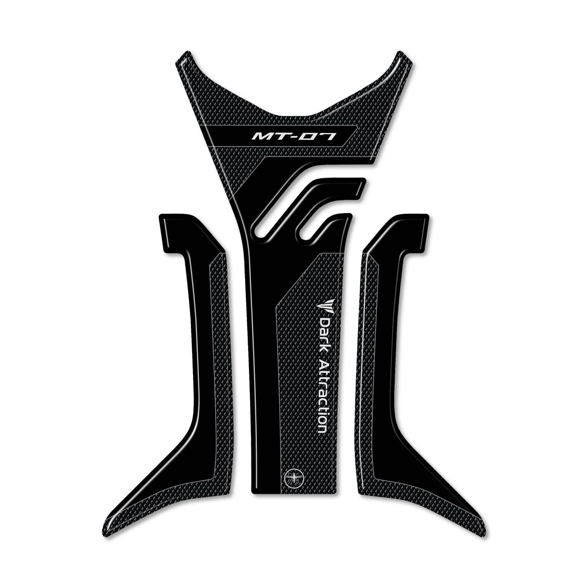 ADESIVO SERBATOIO in RESINA gel 3D compatibile per MOTO YAMAHA MT-07 2018-2020 - 3