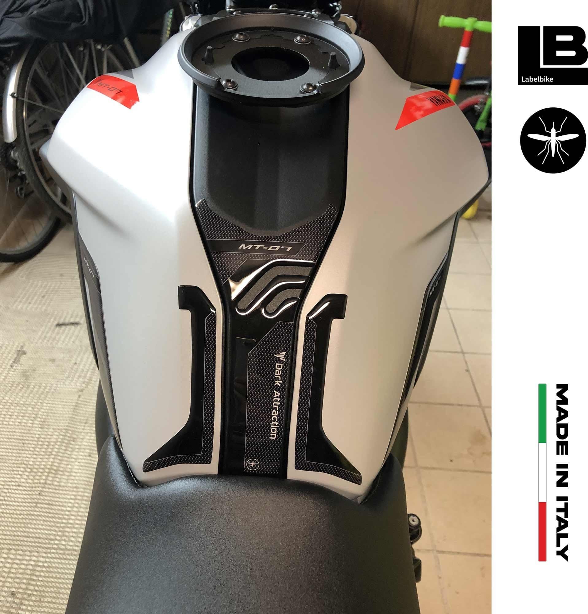 ADESIVO SERBATOIO in RESINA gel 3D compatibile per MOTO YAMAHA MT-07 2018-2020 - 6