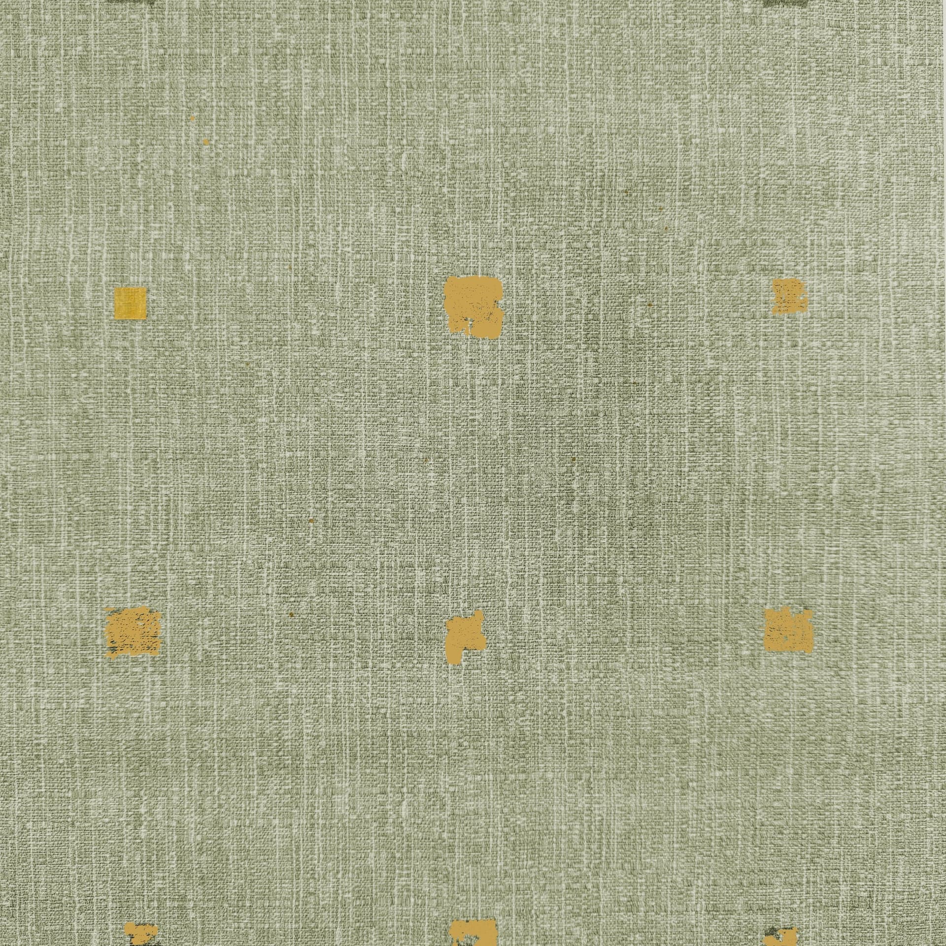 SUPER STOCK €0,56 al mq  - Rotolo da 5,2mq (10x0,52mt) di Carta da Parati vinilica Top Quality lavabile JUTA VERDE ORO - Eternal Parquet