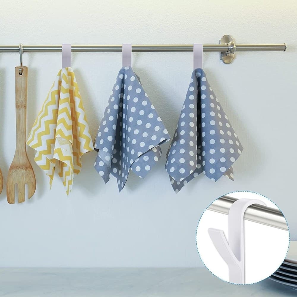SET 2 PZ GANCI PER TERMOARREDO BAGNO APPENDINI PORTASCIUGAMANI RADIATORE 87004 - 7