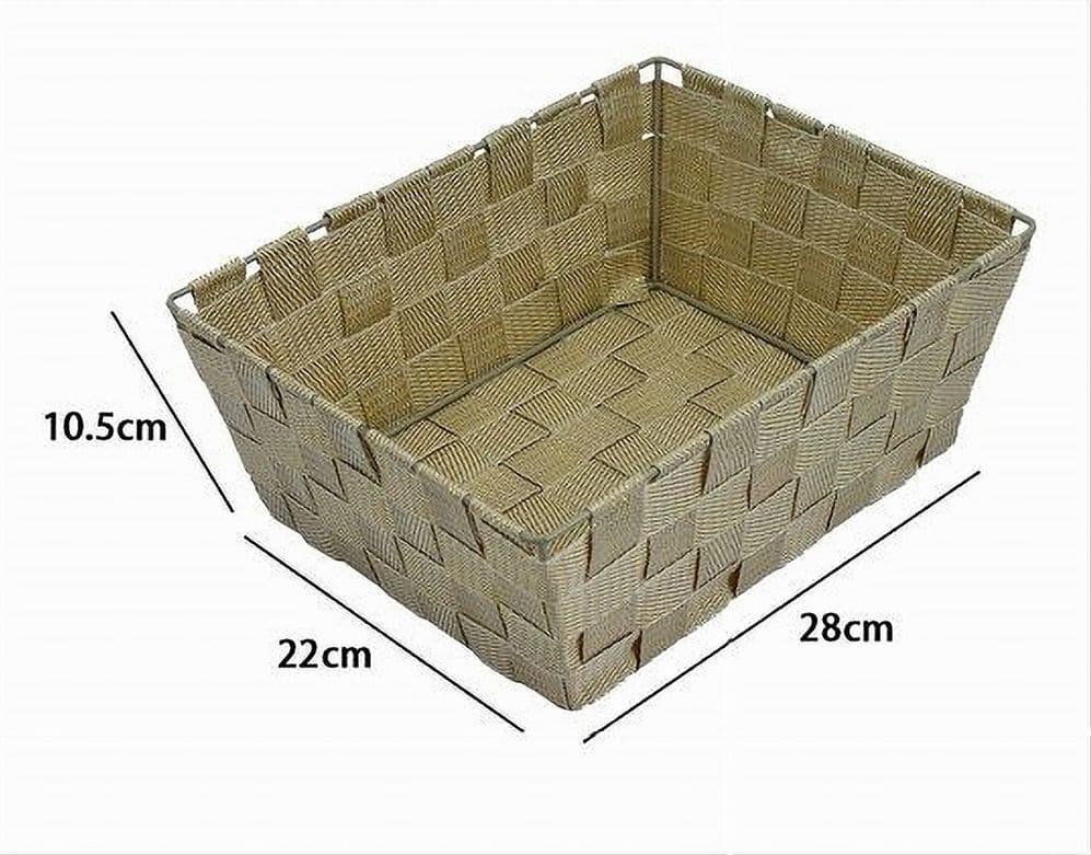 PORTA OGGETTI ORGANIZER BAGNO CAMERA CUCINA TESSUTO MULTIUSO 28X22X10.5 CM 79125 - 2