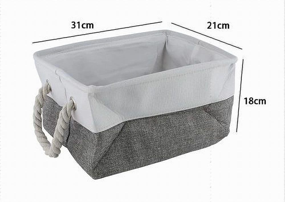 PORTA BIANCHERIA IN TESSUTO CON MANICI ORGANIZER PER VESTITI SPORCHI BAGNO 10623 - 2