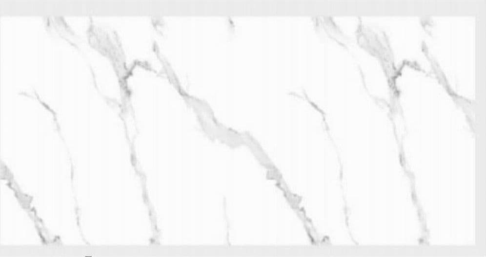 PANNELLO ADESIVO EFFETTO MARMO BIANCO PARETI PARASCHIZZI 300X60CM STANZA CUCINA - 3