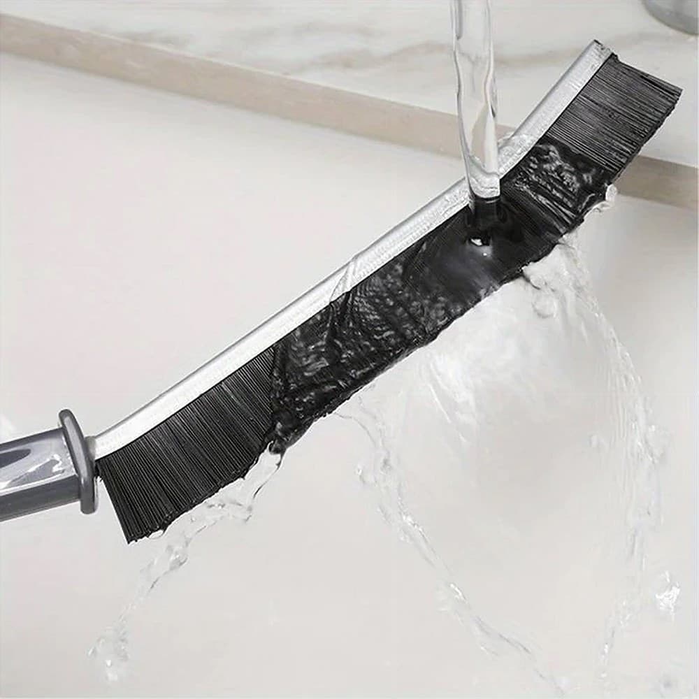 KIT 2 SPAZZOLE DUREVOLI PER PULIZIA FUGHE GIUNTI BAGNO DOCCIA CUCINA ERGONOMICO - 5