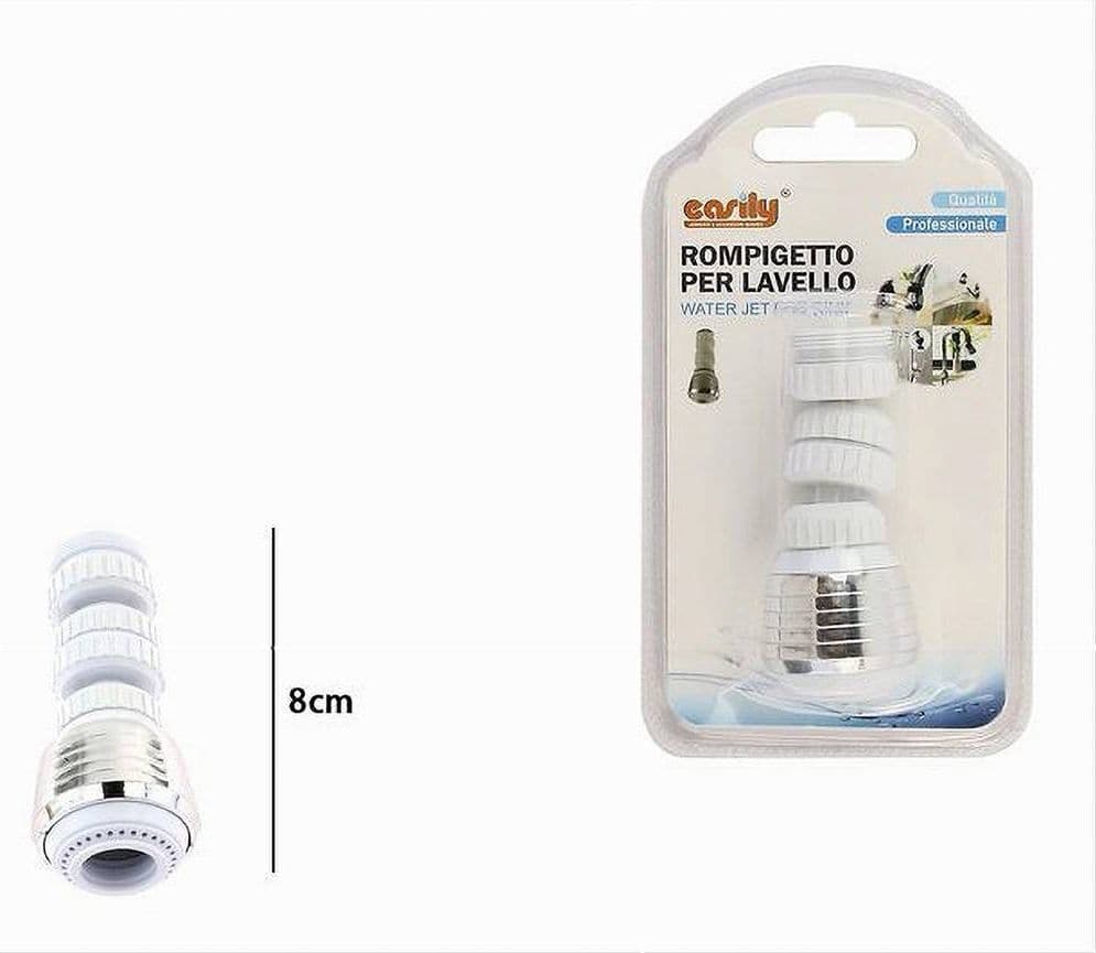 AREATORE ROMPIGETTO PER RUBINETTO GIREVOLE RISPARMIA ACQUA 360° MISCELATORE 87159 - 2