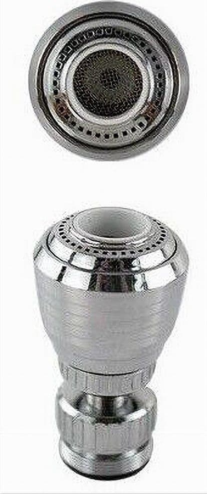 AERATORE ROMPIGETTO LAVELLO RUBINETTO CUCINA CROMATO FILTRO SNODATO 3.2X6CM 69269 - 3