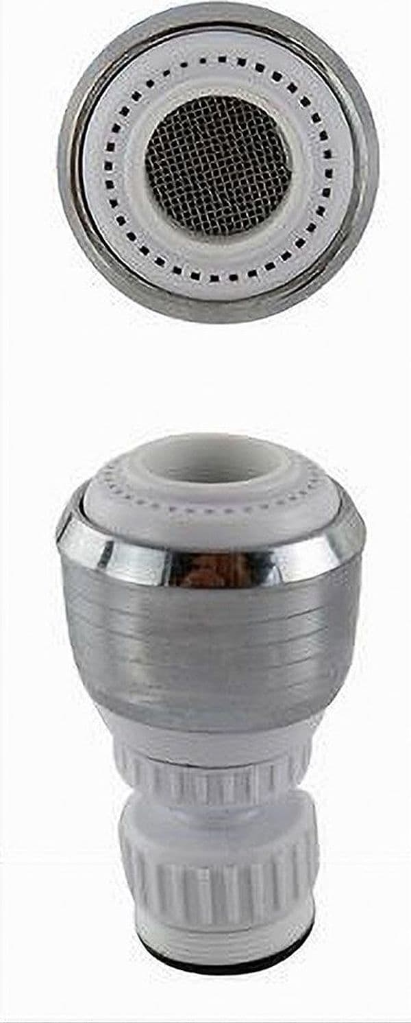AERATORE ROMPIGETTO PER RUBINETTO LAVELLO CUCINA CROMATO BIANCO CON SNODO 69267 - 3