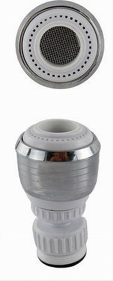 AERATORE ROMPIGETTO PER RUBINETTO LAVELLO CUCINA CROMATO BIANCO CON SNODO 69267 - 3