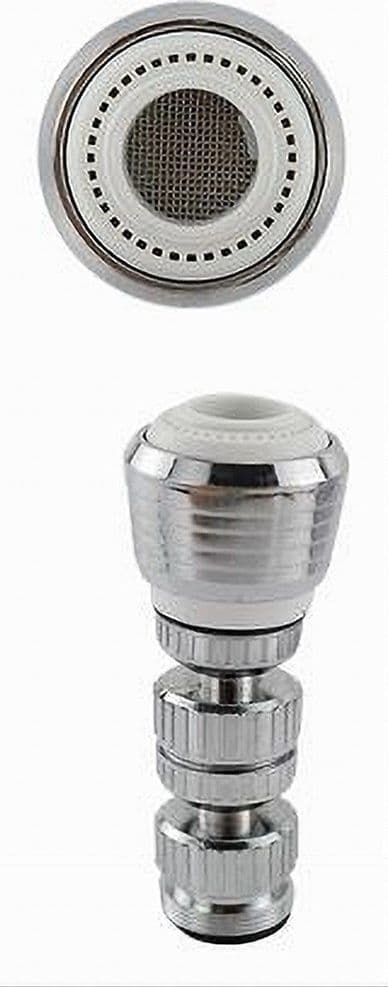 AERATORE ROMPIGETTO PER LAVELLO RUBINETTO DA CUCINA CROMATO FILTRO SNODATO 69261 - 3
