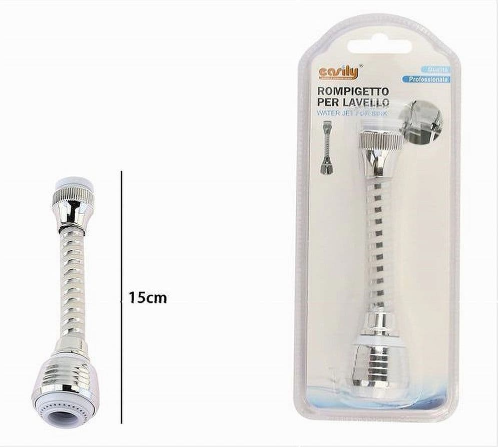AERATORE ROMPIGETTO LAVELLO RUBINETTO DOCCETTA CROMATO FILTRO PROLUNGA SNODO 87154 - 2