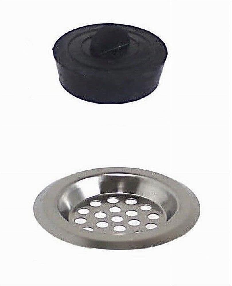 FILTRO CON TAPPO PER LAVELLO LAVANDINO LAVABO BAGNO CUCINA RUBINETTERIA 10396 - 3