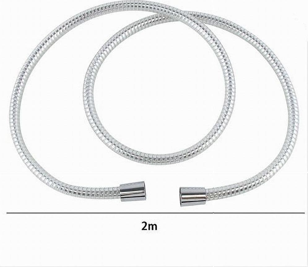 LACCIO TUBO FLESSIBILE DOCCIA DOCCETTA VASCA BAGNO 2 MT METRI UNIVERSALE 87292 - 2