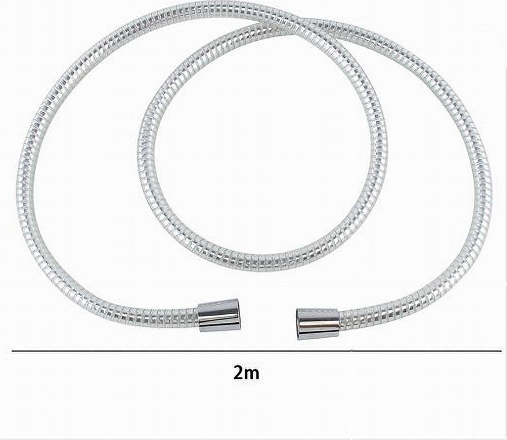 LACCIO TUBO FLESSIBILE DOCCIA DOCCETTA VASCA BAGNO 2 MT METRI UNIVERSALE 87292 - 2