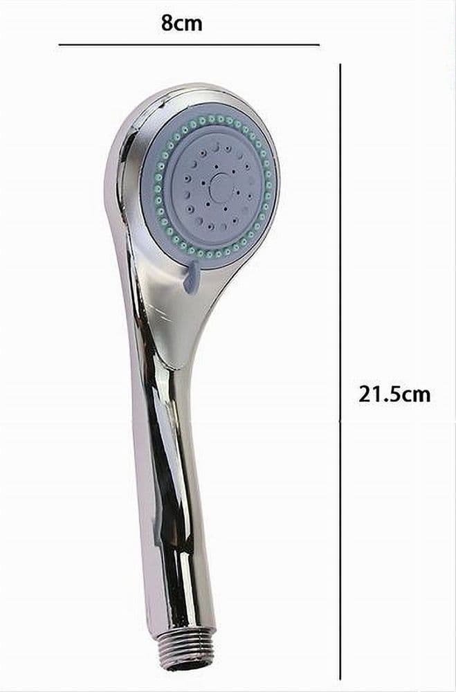 DOCCETTA 8X21.5 CM DOCCINO SOFFIONE DOCCIA BAGNO TONDO MULTIGETTO MODERNO 79974 - 2