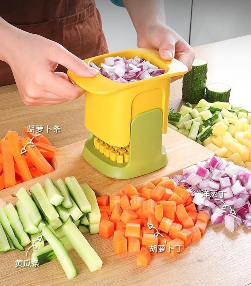 TAGLIAVERDURE MANUALE MULTIFUNZIONALE CUCINA PER AFFETTARE GRATTUGIARE TRITATUTTO - 8