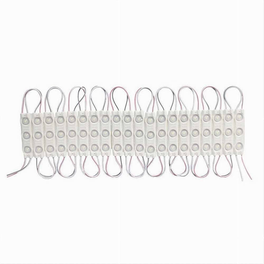 MODULO LED 12V 20 STRISCE 2835 LUCE BIANCO GHIACCIO 13000K IP65 ABT-2835-6114-FF - 3