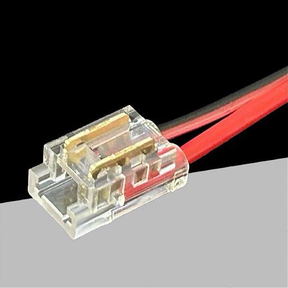 KIT 10PZ CONNETTORE ALIMENTAZIONE STRISCIA STRIP LED 2 PIN 5 MM COB SMD CN5MM-CV - 3