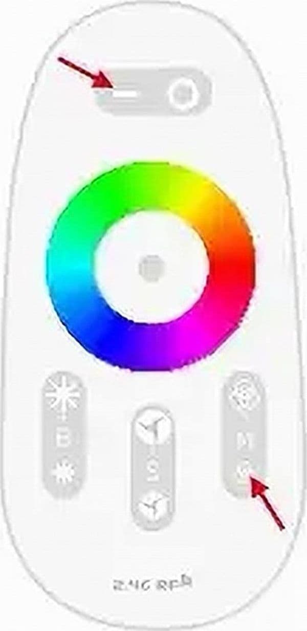 TELECOMANDO 2.4G TOUCH SCREEN CONTROLLER ILLUMINAZIONE STRISCIA LED RGB AP1201 - 5