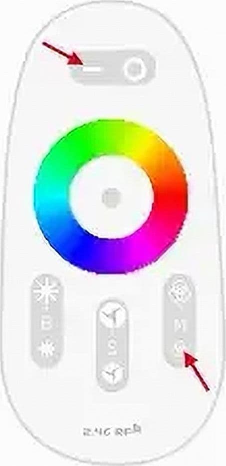 TELECOMANDO 2.4G TOUCH SCREEN CONTROLLER ILLUMINAZIONE STRISCIA LED RGB AP1201 - 5