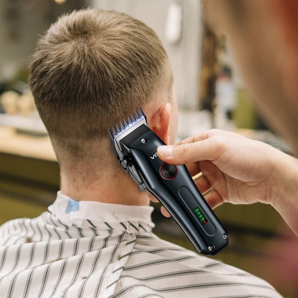 Tagliacapelli Professionale VGR V-969 – Rasoio Uomo Clipper Barber LED - 21