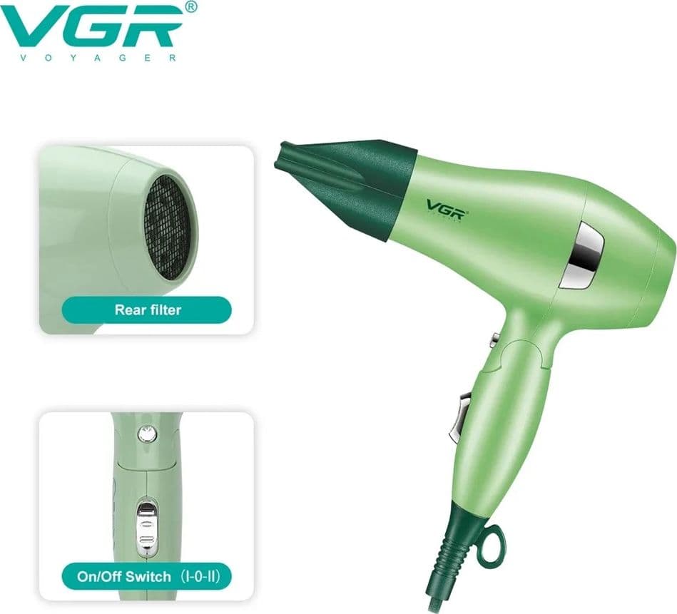 Hair Dryer Professionale Asciugacapelli VGR V-432 – Parrucchiere Shop Pro - 11
