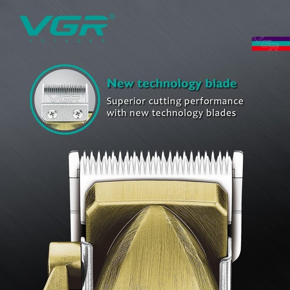 TAGLIACAPELLI PROFESSIONALE SENZA FILI DISPLAY LED A BATTERIA RICARICABILE V-688 - 10
