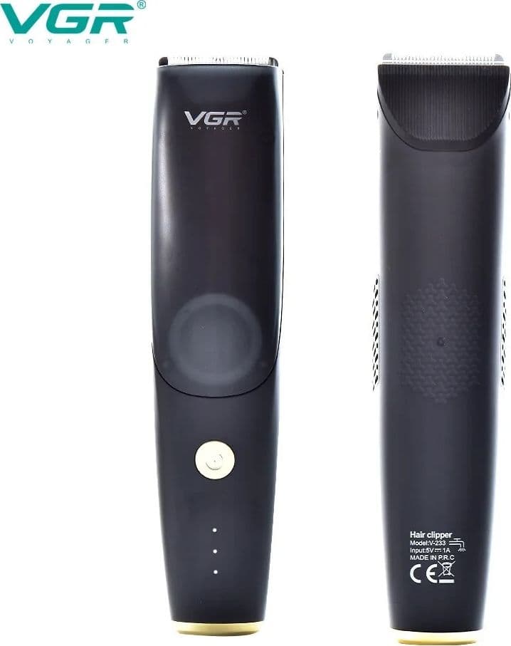 TAGLIACAPELLI BARBA RICARICABILE USB IMPERMEABILE SENZA FILI PROFESSIONALE V-233 - 13