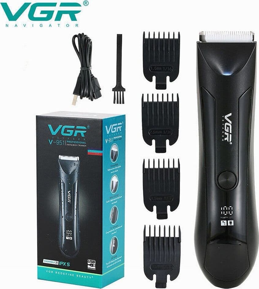 Tagliacapelli Professionale VGR V-951 | Rasoio, Trimmer Barber Uomo - 11