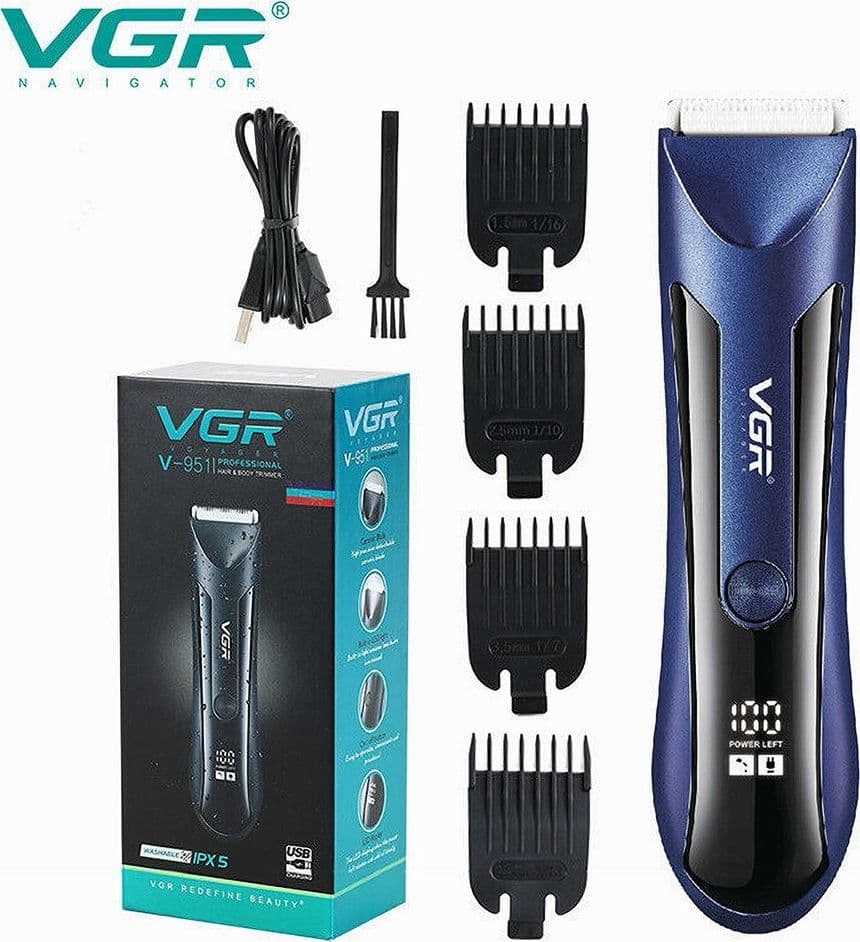 Tagliacapelli Professionale VGR V-951 | Rasoio, Trimmer Barber Uomo - 10