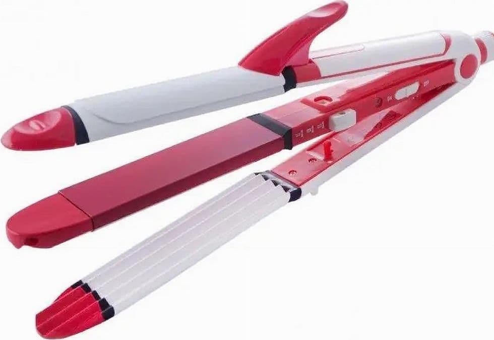 PIASTRA CAPELLI FERRO ARRICCIACAPELLI PROFESSIONALE MULTISTYLER 3 IN 1 GM-1958 - 11
